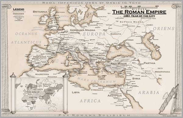 Roma Empire Map
